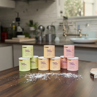 Cylindre recyclable Kraft papier peut pour Snack Pet alimentaire Nutrition suppléments emballage Kraft papier Tube pour collagène