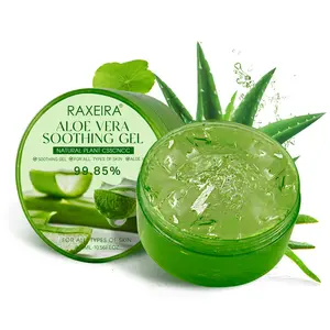 Private Label Aloe Vera Gel lenitivo schiarente biologico 100% puro naturale per la cura della pelle per il viso idratante lenitivo Gel di Aloe Vera