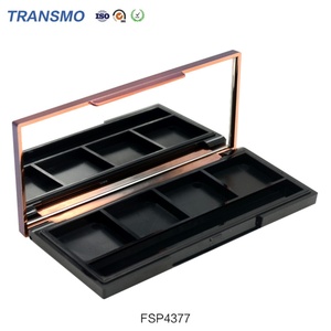 Boîtier de fard à joues en plastique, forme carrée, vide, pour palette de fards à paupières - Product Image 5
