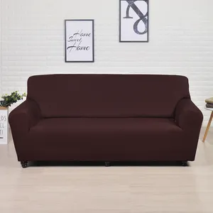 Covers On The Sofa Armchairs Couch Cover Fabric Soild Slipcover Elastic L Shaped Stretch Furniture Sofa Cover