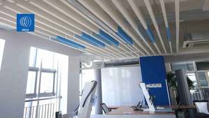 <span class=keywords><strong>Plafond</strong></span> insonorisant Usine chinoise <span class=keywords><strong>Isolation</strong></span> du panneau de suspension 30mm 40mm 50mm Faisceau acoustique en fibre - Product Image 2