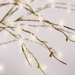 Rice Grain Snow Willow <b>Artificial</b> Flower 118cm White High Simulation Wedding Home Decoration - Product Image 4