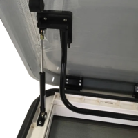 800*500mm alliage d'aluminium camping-car toit fenêtre caravane carrés-hublots pour bateaux toit lumière et RV lucarne fournitures marines