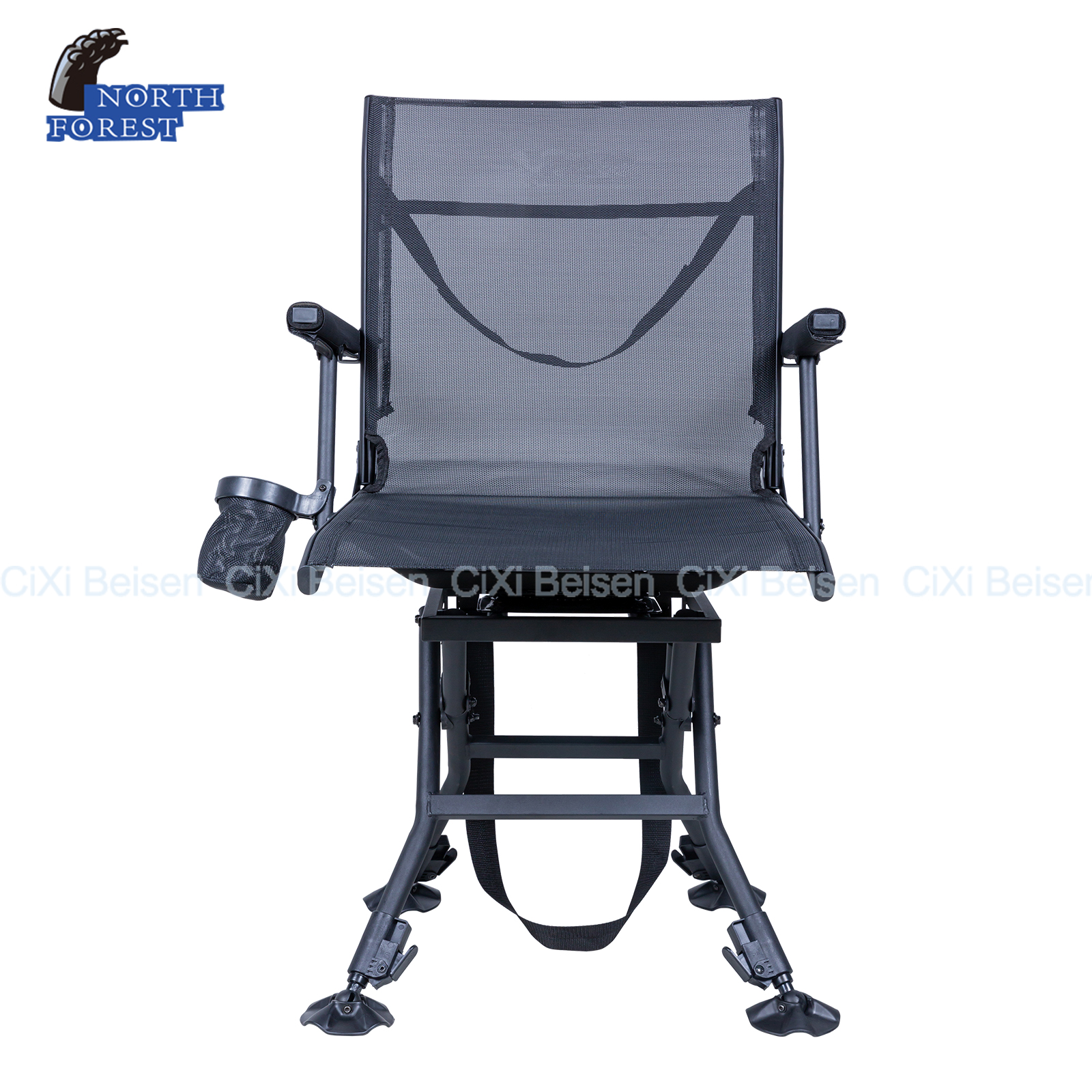 Portable Swivel Hunting Chairs 360 Degree Rotation