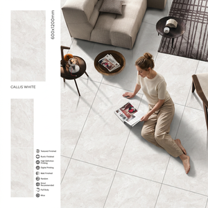 Azulejos de Porcelana Calacatta Blanco Brillante de 24x48 Pulgadas, Pulidos para Pisos y Paredes, para Proyectos de Interiores de Lujo - Product Image 5