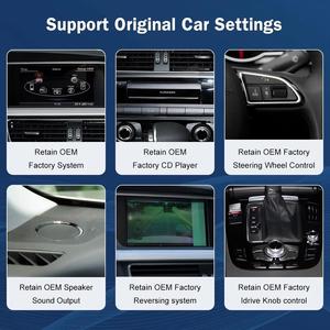 Écran tactile multimédia OEM 8,9'' pour tableau de bord Audi A5 2008-2016, Airplay, <span class=keywords><strong>Miracast</strong></span>, CarPlay sans fil, Android Auto, système d'exploitation Linux - Product Image 5
