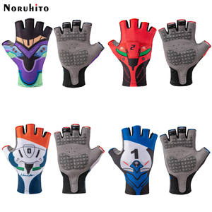 Sarung tangan berkendara Evangelion EVA mesin angka awal COSPLAY sepeda menyerap guncangan mobil jalan setengah jari buatan Tiongkok - Product Image 1