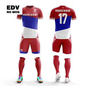 Tenues de football de haute qualité pour bébés, ensembles de maillots de football en tissu extensible, doux pour la peau, taille enfant - Product Image 3