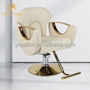 Chaise de barbier professionnelle inclinable équipement de <span class=keywords><strong>coiffure</strong></span> chaise de <span class=keywords><strong>coiffure</strong></span> or chaise de <span class=keywords><strong>coiffure</strong></span> commerciale mobilier de salon de beauté - Product Image 1