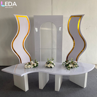 LEDA Hot Sale Acryl Kinder tisch und Stühle für Geburtstags feier Events Home Esstisch