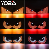 Yobis dynamique LED intelligent diable yeux lumière voiture coloré écran souple phare en gros Auto Windows bricolage BMW Compatible