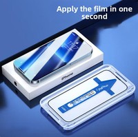 Kit Instalasi Kaca Tempered HD untuk VIVO X70 X60 Penutup Penuh Tahan Guncangan, Tahan Gores & Aus, Anti Sidik Jari, Kejernihan Tinggi