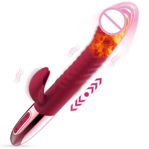 Realistic Telescopic Lover Female Masturbator Heating Insertion Pulling Couple's Orgasm <b>Vibrating</b> 100% Waterproof Dildo <b>Vibrator</b> - Product Image 6