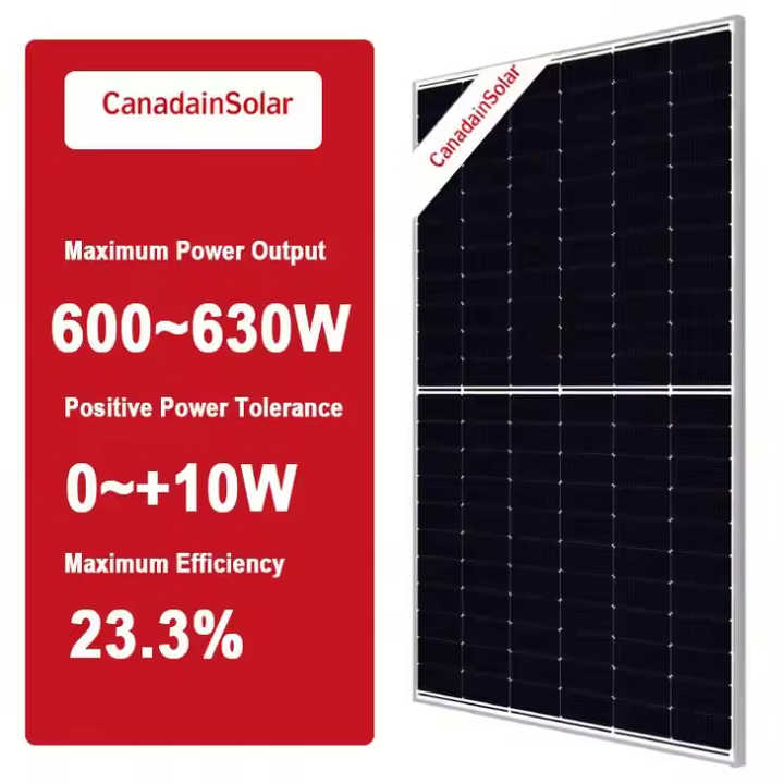 Wholesale Canadain Solar Panel TopBiHiKu6 N Type Bifacial Topcon 600 ...