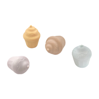 Jouet de bain en silicone pour bébé, 4 pièces, jouets aquatiques, tasses empilables souples, baignoire pour tout-petits