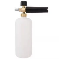 Pistolet à eau de lavage de voiture à haute pression Pichet en mousse PA à haute pression 1/4 Pistolet de pulvérisation à prise rapide pour nettoyeur haute pression