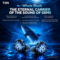 Écouteurs TRN Whale Shark à double prise équilibrée 3,5 mm et 4,4 mm, casque modulaire interchangeable pour amplificateur audio HiFi DAC DAP