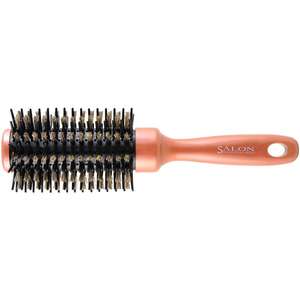 Wooden Hairbrush With Boar Bristle Metal and Plastic Wet Scalp Massager Comb <b>for</b> Thick <b>Curly</b> <b>Hair</b> Detangling <b>Hair</b> <b>Brush</b> - Product Image 2