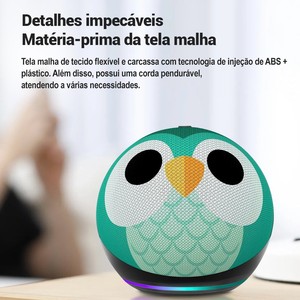 Mini Subwoofer Alaxe para Altavoz, Diseño de Búho de Dibujos Animados, Regalo para Dormitorios, Restaurantes, Oficinas, Fiestas al Aire Libre - Product Image 1