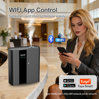 Diffuseur d'ambiance commercial pour hôtel, contrôle par application WIFI, 1000 ml, design en métal texturé, système de climatisation HVAC, sans eau