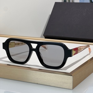 KUB S6 53-20-145 Occhiali da Sole di Alta Qualità per Uomo e Donna, Design Classico Punk di Lusso in Acetato e Titanio, Protezione UV400, con Scatola - Product Image 4