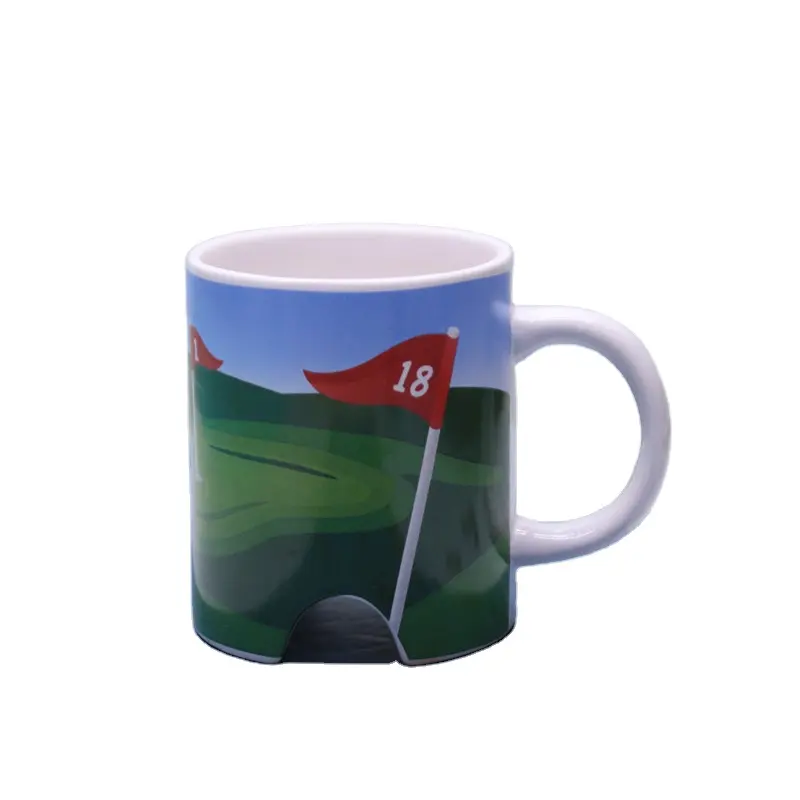 Недорогая керамическая кружка для гольфа, кофейные чашки