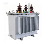 Transformateur immergé dans l'huile de qualité supérieure, série S11, 10 kV, 3000 kVA, bobinage en aluminium, refroidissement ONAF, certifié CE pour l'industrie pétrolière et gazière