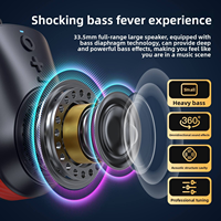 Mini-enceinte Bluetooth portable magnétique étanche avec clip, audio sans fil, subwoofer portable pour extérieur