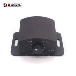 KUERL เครื่องขยายเสียงรถยนต์ตัวควบคุมระดับเสียงแบบมีสาย 12V ตัวปรับระดับซับวูฟเฟอร์รีโมทสำหรับระบบเสียง - Product Image 1