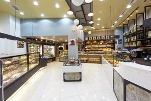 Profesional pan panadería, tienda de diseño Interior <span class=keywords><strong>chocolate</strong></span> hamburguesa escaparate de la exhibición del Gabinete de exhibición para el pastel de la tienda - Product Image 2