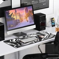 Tapis de bureau de grande taille personnalisé imprimé en 3D de haute qualité antidérapant en gros Tapis de souris personnalisé Tapis de souris de jeu Tapis de bureau pour le bureau à domicile
