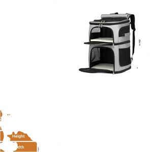BSCI Factory 2023 most popular Luxury double layer pet <b>backpack</b> bolso para mascota soft <b>cat</b> pet <b>backpack</b> Double <b>backpack</b> for - Product Image 5