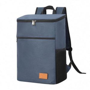 Large Capacity Portable Fresh-Keeping Thick Aluminum Foil Outdoor Insulation Picnic Ice <b>Cooler</b> Pack Lunch Bag <b>Backpack</b> - Product Image 1