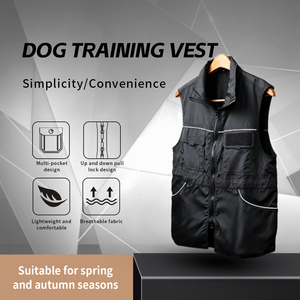 Tactical Vest for <b>Working</b> Dog Training | 600D Polyester Handler Gear with MOLLE System | Abrasion-Resistant Wholesale Bulk Order - Product Image 6