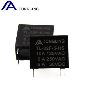 TL-32F सबमिनीचर 32f पावर रिले डीसी कॉइल 5a/5v-24 वी ओवर 2 एम्प्स 4-पिन - Product Image 5