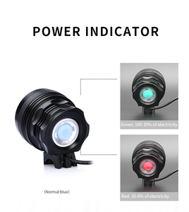 16 X T6 Luce LED Impermeabile per Bicicletta <span class=keywords><strong>con</strong></span> Batteria Ricaricabile 18650 e Caricabatterie 8.4V - Product Image 3
