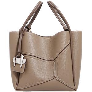 Bolsos de Mano de Cuero Genuino de Lujo para Mujer, Diseño de Alta Gama, Marca de Moda, Tipo Cubo, para Damas y Chicas - Product Image 1