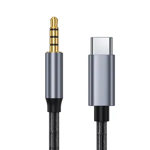 USB C To 3.5mm AUX Headphone Jack Adapter Type C Jack Earphone Cable