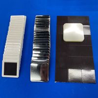 Kit de fabrication de badges magnétiques carrés 50x50mm pour réfrigérateur, pièces pour boutons de badges DIY pour l'artisanat et la création de badges de réfrigérateur