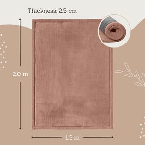 FMT Custom 3.5cm tappeto da vivaio in velluto morbido corallo spesso tappeto Memory Foam per bambini strisciante Tatami da gioco per soggiorno pelliccia - Product Image 3