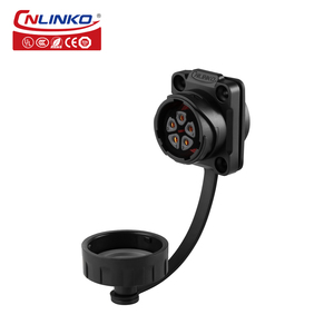 Cnlinko 12V <span class=keywords><strong>DC</strong></span> cung cấp điện kết nối không thấm nước 5 pin Thông tư điện Nam Nữ cắm ổ cắm kết nối - Product Image 5