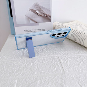 <span class=keywords><strong>Cover</strong></span> in TPU <span class=keywords><strong>trasparente</strong></span> per PC con supporto pieghevole in metallo sottile custodia per telefono <span class=keywords><strong>trasparente</strong></span> stampabile per <span class=keywords><strong>Samsung</strong></span> Galaxy S23 Ultra - Product Image 6