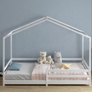 Incess Castle-litera con tobogán para niños y niñas, muebles <span class=keywords><strong>de</strong></span> dormitorio rosa, juego <span class=keywords><strong>de</strong></span> cama - Product Image 1
