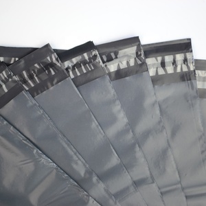 Custom Grey Clothing Package Plastic Courier Shipping Bags Wholesale Poly Mailers