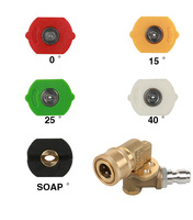 Pistolet de lavage de voiture haute pression 1/4 pouce en gros avec raccord rapide pivotant à 90 degrés