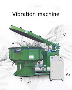 Machine de finition vibrante insonorisée industrielle automatique 250L capacité 3.7kW puissance nouvel état matériau de construction polissage - Product Image 2