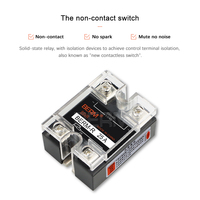 Régulateur de tension SSVR-40A, module de régulation par potentiomètre, relais à semi-conducteurs monophasé SSR-25VA 60A 80A 100A