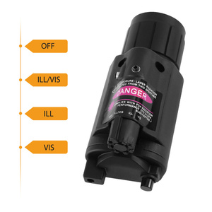 <span class=keywords><strong>Red</strong></span> Laser Sight LED đèn pin với 20 mét núi xách tay LED ánh sáng đèn flash Combo <span class=keywords><strong>Red</strong></span> Dot Laser Sight - Product Image 3