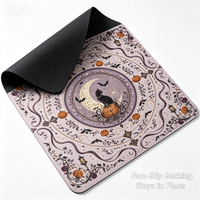 Tapis de Mahjong Pliable Imperméable de Luxe pour Halloween – Housse de Table de Jeu Moderne de Luxe pour Poker et Mahjong
