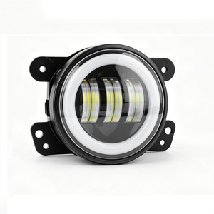 Faro LED JHS Angel Eyes da 4 Pollici, Luce Fendinebbia Fuoristrada 12-24V, Lampada di Guida LED per Jeep Wrangler, Auto e Camion - Product Image 1
